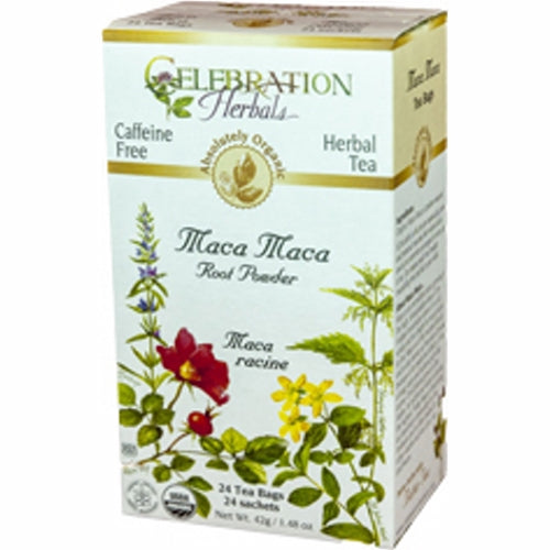 Organic Maca Maca Root Powder Tea 24 Bags by Celebration Herbals