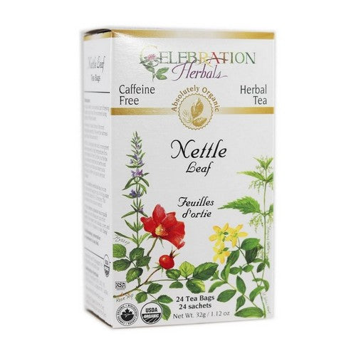 Organic Nettle Leaf Tea 24 Bags by Celebration Herbals