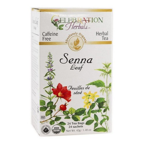 Organic Senna Leaf Tea 24 Bags by Celebration Herbals