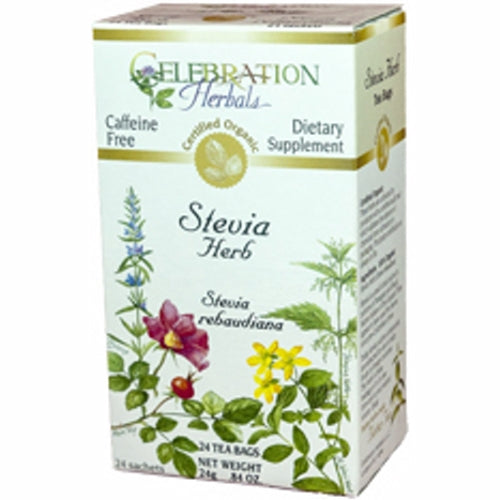 Organic Stevia Herb Tea 24 Bags by Celebration Herbals