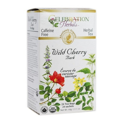 Organic Wild Cherry Bark Tea 24 Bags by Celebration Herbals
