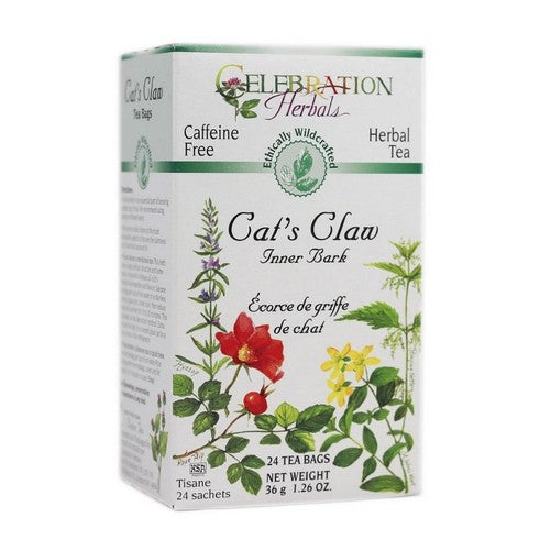 Cat's Claw Inner Bark WildCraft Tea 24 Bags by Celebration Herbals