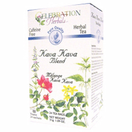Kava Kava Blend Tea 24 Bags by Celebration Herbals