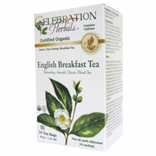 Organic English Breakfast Black Tea 24 Bags by Celebration Herbals