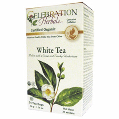 Organic White Tea 24 Bags by Celebration Herbals