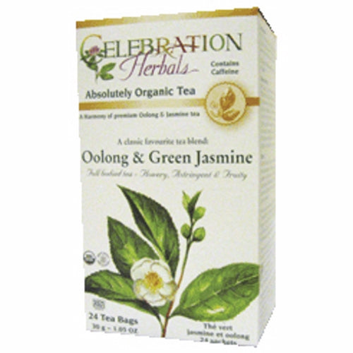 Green Tea Oolong & Jasmine 24 Bags by Celebration Herbals