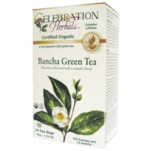 Organic Bancha Green Tea 24 Bags by Celebration Herbals