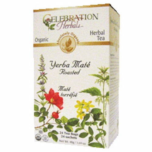 Organic Yerba Mate Roasted Tea 24 Bags by Celebration Herbals