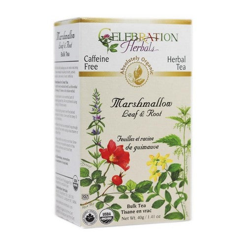 Organic Marshmallow Leaf And Root Tea 40 Grams by Celebration Herbals