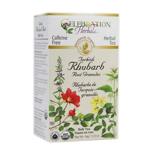 Organic Herbal Turkish Rhubarb Root Powder Loose 94 Grams by Celebration Herbals