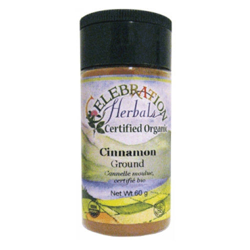 Cinnamon Ground Organic 3% Oil 60 grams by Celebration Herbals