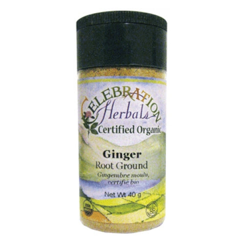 Ground Organic Ginger Root 40 grams by Celebration Herbals