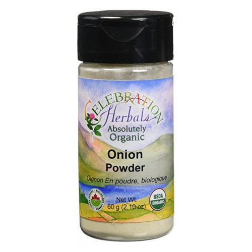 Organic Onion Powder White 60 grams by Celebration Herbals