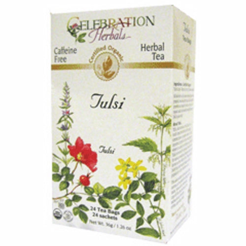 Organic Tulsi Rama Tea 24 Bags by Celebration Herbals