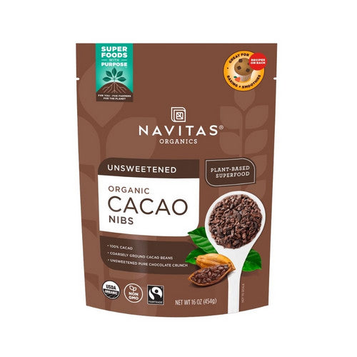 Organic Cacao Nibs 16 Oz by Navitas Organics