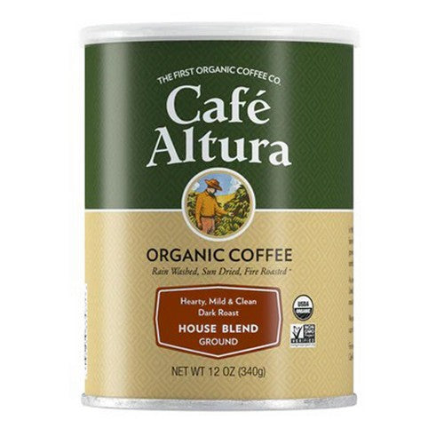 House Blend Ground Coffee 12 Oz by Cafe Altura