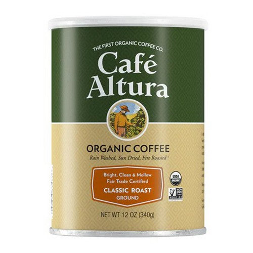 Fair Trade Classic Roasted Ground Coffee 12 Oz by Cafe Altura