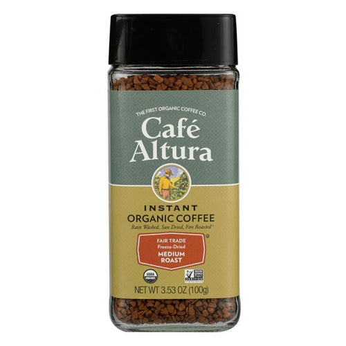 Organic Fair Trade Instant Coffee 3.53 Oz by Cafe Altura