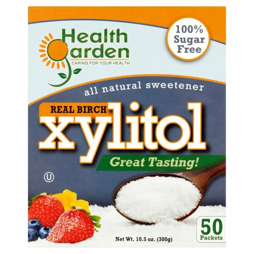 Xylitol Sweetener 50 Packets by Health Garden