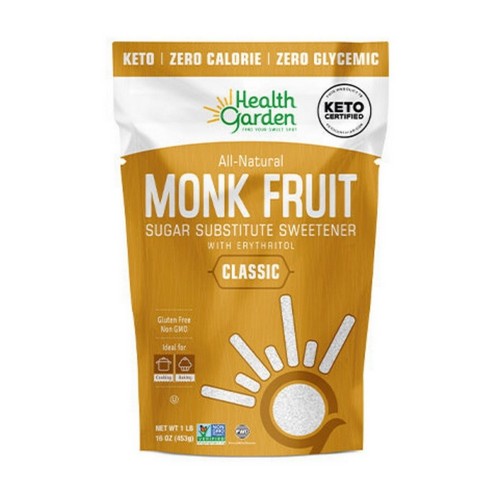 Monk Fruit With Erythritol Classic 1 Lb by Health Garden