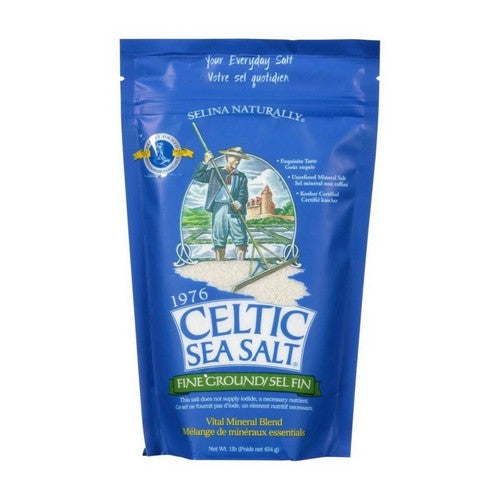 Fine Ground Sea Salt 16 Oz by Celtic Sea Salt