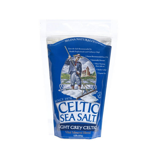 Light Grey Coarse Salt 8 Oz by Celtic Sea Salt