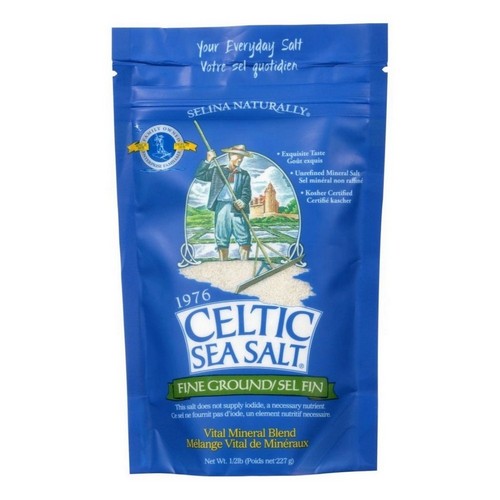 Fine Ground Mineral Sea Salt 8 Oz by Celtic Sea Salt