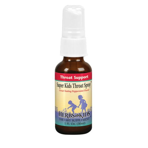Super Kids Throat Spray Peppermint 1 Fl Oz by Herbs For Kids