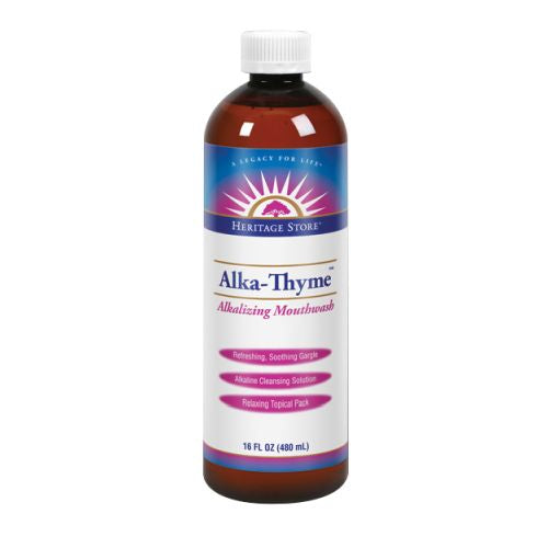 Alka-Thyme Mouthwash 16 Fl Oz by Heritage Store