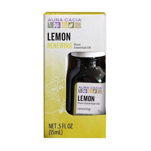 Lemon Essential Oil Boxed 0.5 Oz by Aura Cacia