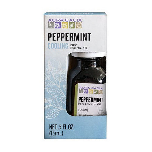 Essential Oil Peppermint 0.5 Oz by Aura Cacia