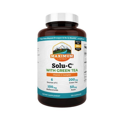 Solu C with Green Tea 120 Caps by Maximum Living