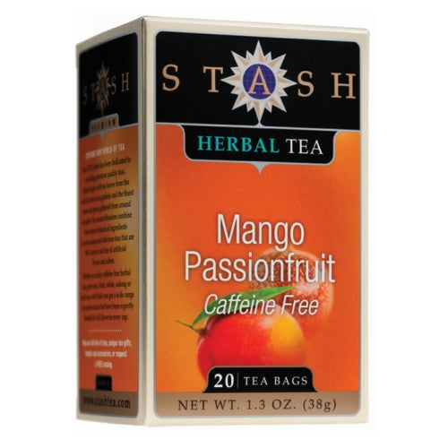 Herbal Tea Mango Passionfruit Caffeine Free 20 Count by Stash Tea