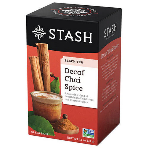 Black Tea Decaf Chai Spice 18 Count by Stash Tea