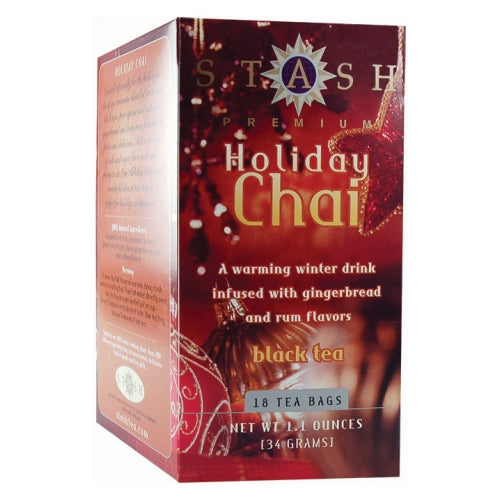 Holiday Chai Black Tea 18 Count by Stash Tea