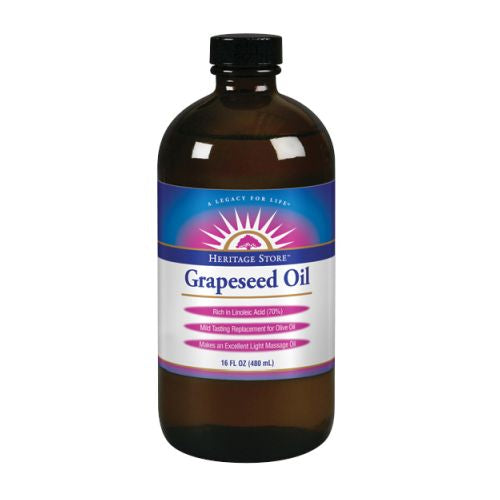 Grapeseed Oil 16 Oz by Heritage Store
