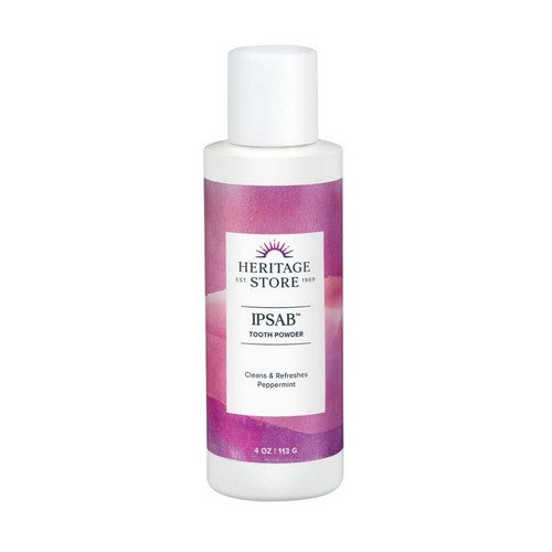 Ipsab Toothpowder Peppermint 4 Oz by Heritage Store