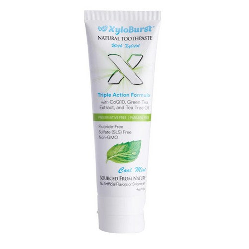 Xyloburst Natural Toothpaste W/Xylitol Cool Mint 4 Oz by Xyloburst