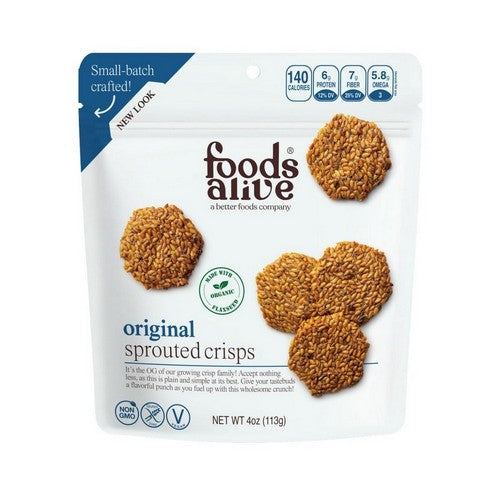 Organic Sprouted Crisps Original 4 Oz by Foods Alive