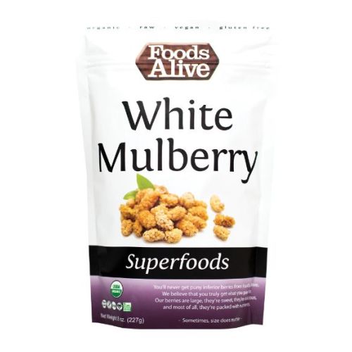 Organic White Mullberry 8 Oz by Foods Alive