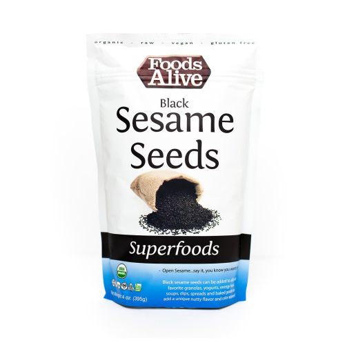 Organic Black Sesame Seeds 14 Oz by Foods Alive
