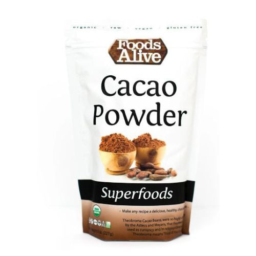 Organic Cacao Powder 8 Oz by Foods Alive