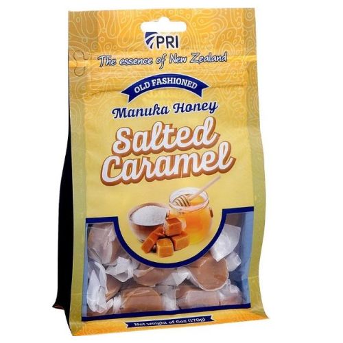 Manuka Honey & Sea Salt Caramels 6 Oz by Pacific Resources International