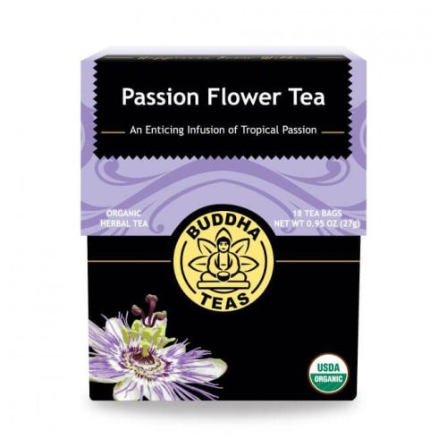Organic Passion Flower Tea 18 Bags by Buddha Teas