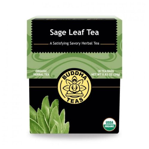 Organic Sage Leaf Tea 18 Bags by Buddha Teas