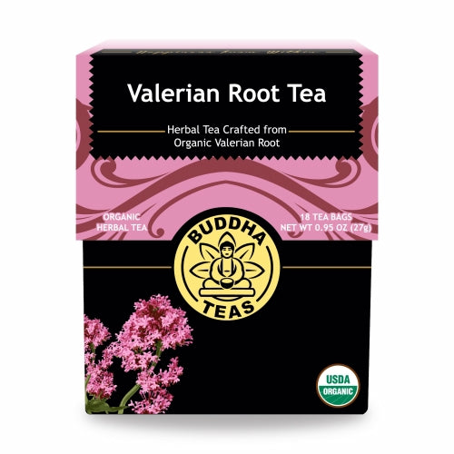 Organic Valerian Root Tea 18 Bags by Buddha Teas