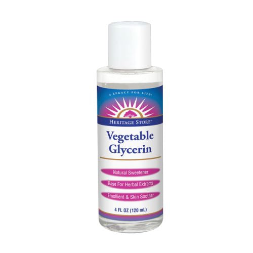 Vegetable Glycerin 4 Fl Oz by Heritage Store