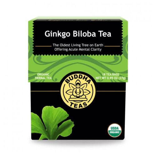 Organic Ginkgo Biloba Tea 18 Bags by Buddha Teas