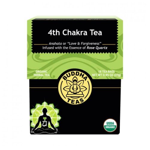 Organic 4th Chakra Tea Heart 18 Bags by Buddha Teas