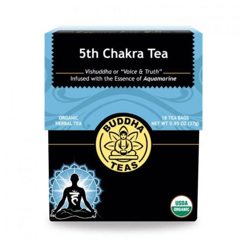 Organic 5th Chakra Tea Throat 18 Bags by Buddha Teas